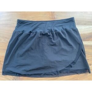 Calia by Carrie Underwood Black Wrap Mesh‎ Trim Athletic Golf Tennis Skort